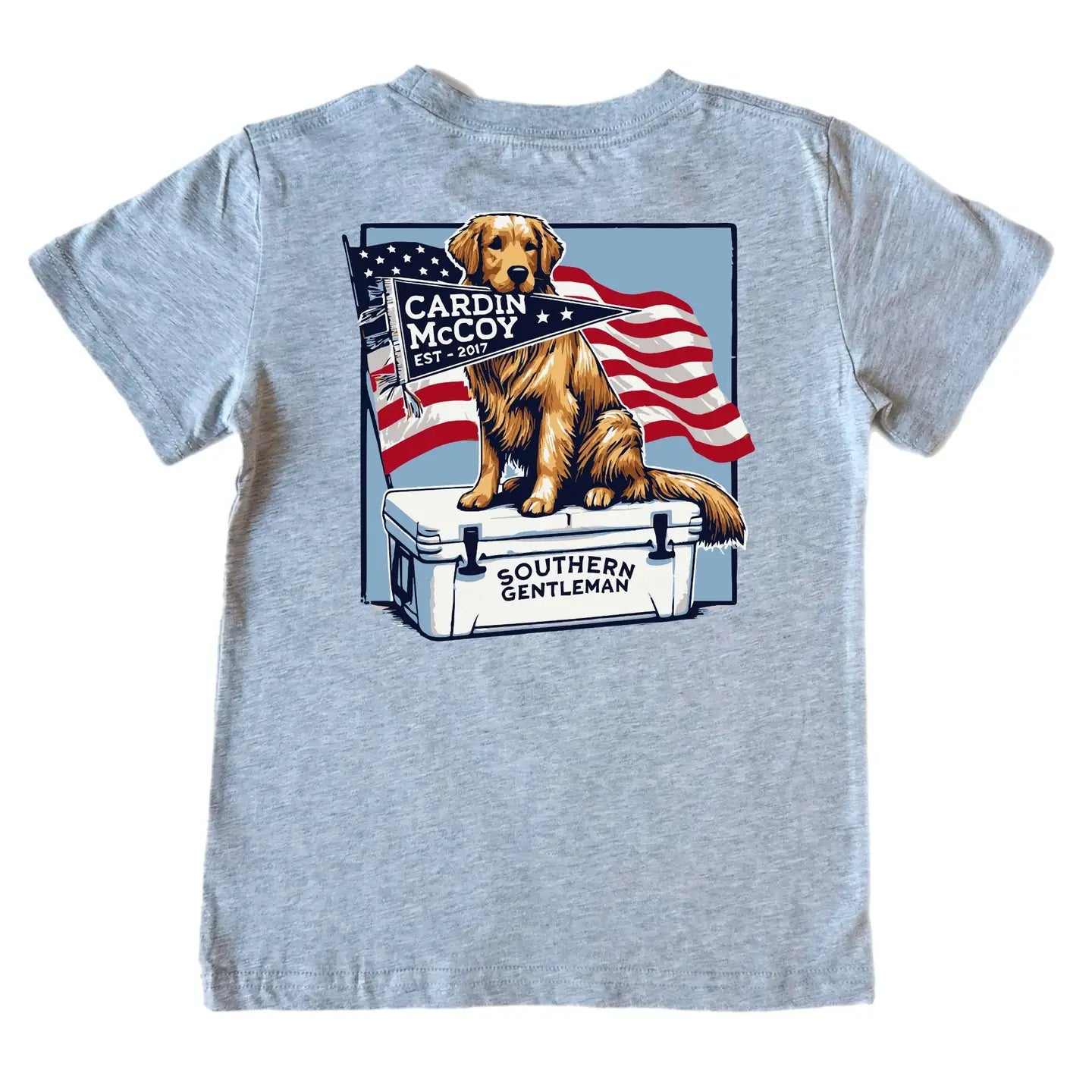 Cardin McCoy Patriotic Southern Gentleman Short-Sleeve Tee
