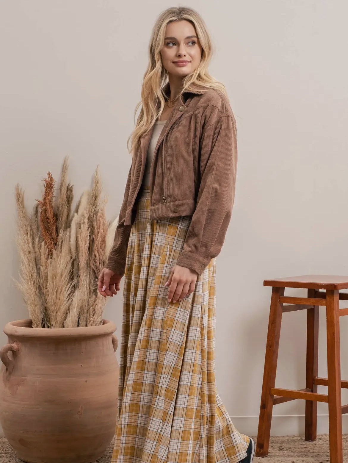 Corduroy Moto Jacket