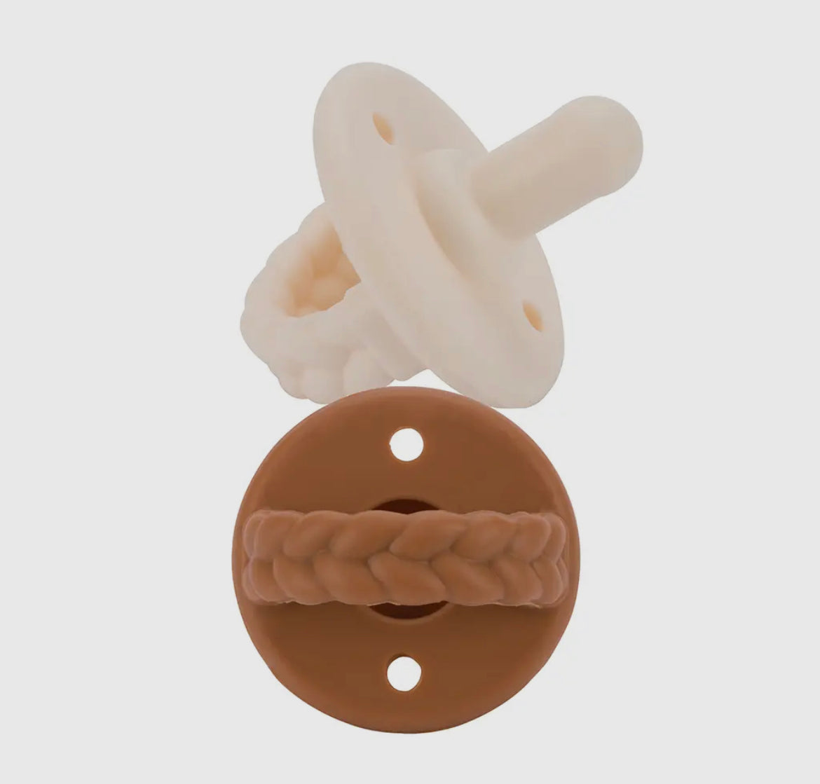 Sweetie Soother™ Pacifier Sets (2-pack): Coconut + Toffee