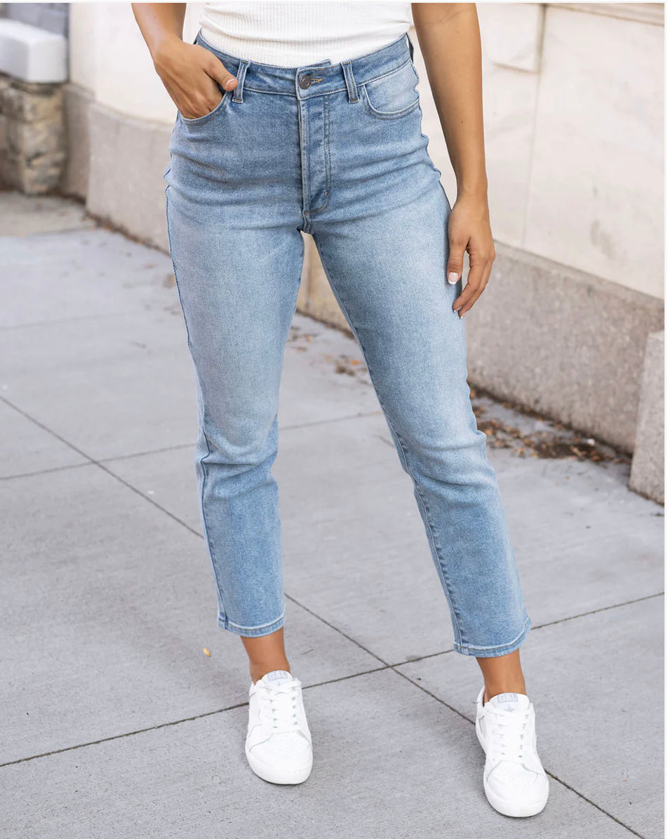 High Waisted Mom Jeans