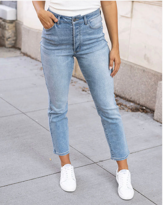 High Waisted Mom Jeans