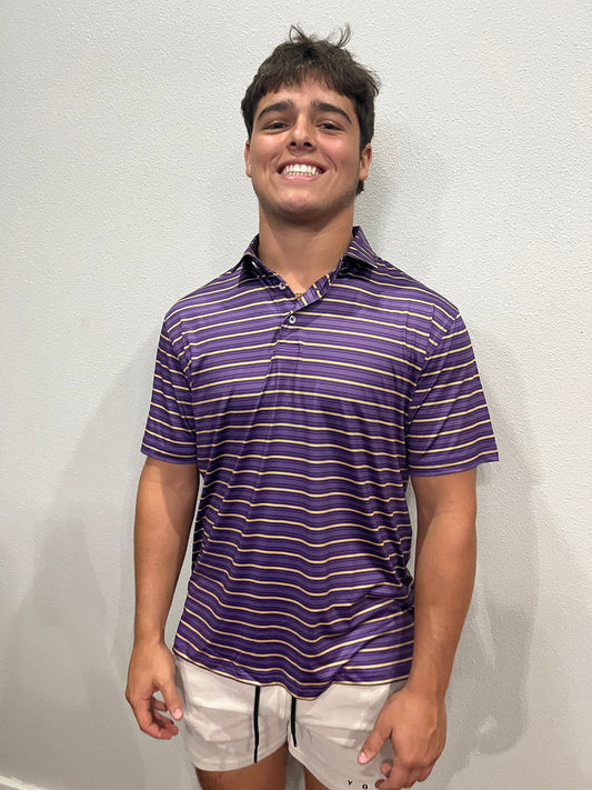 Men's Sideline Stripe Performance Polo