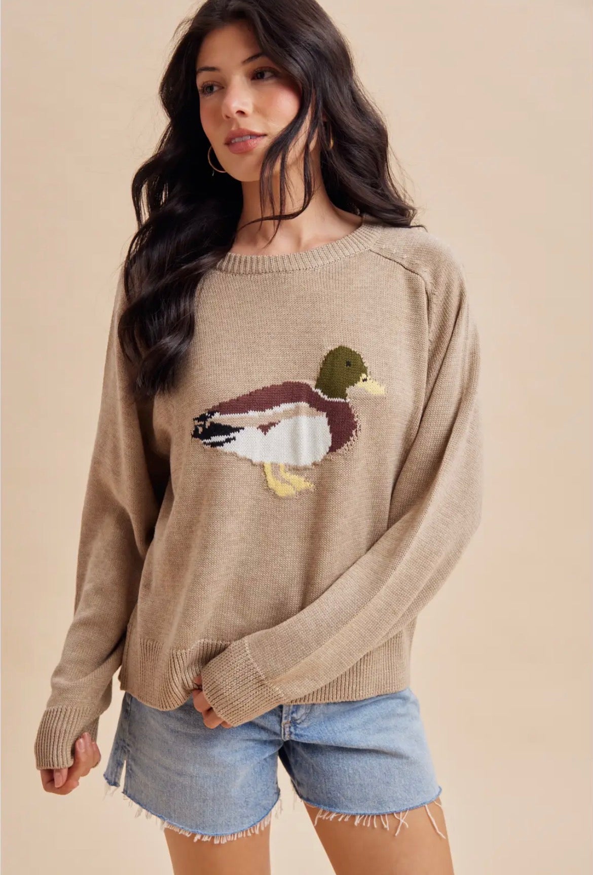 Tan Mallard Sweater