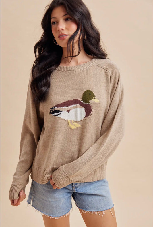 Tan Mallard Sweater
