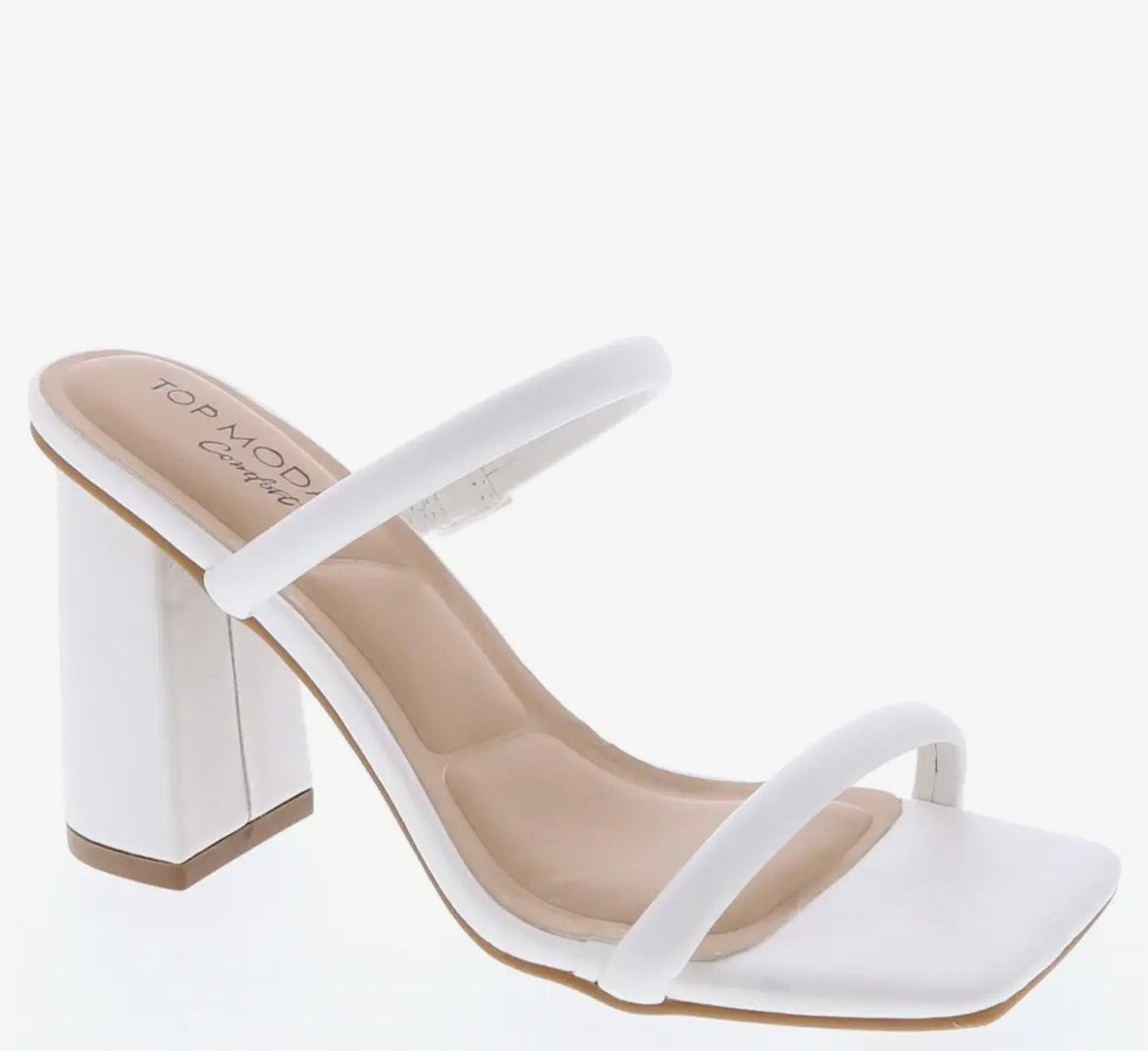 Cassie White Heel