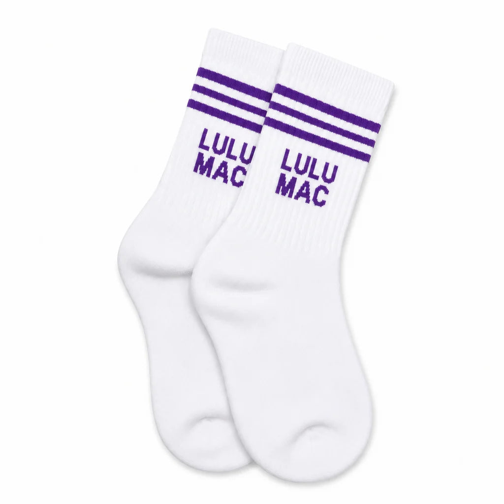 Lulu Mac Sock Purple