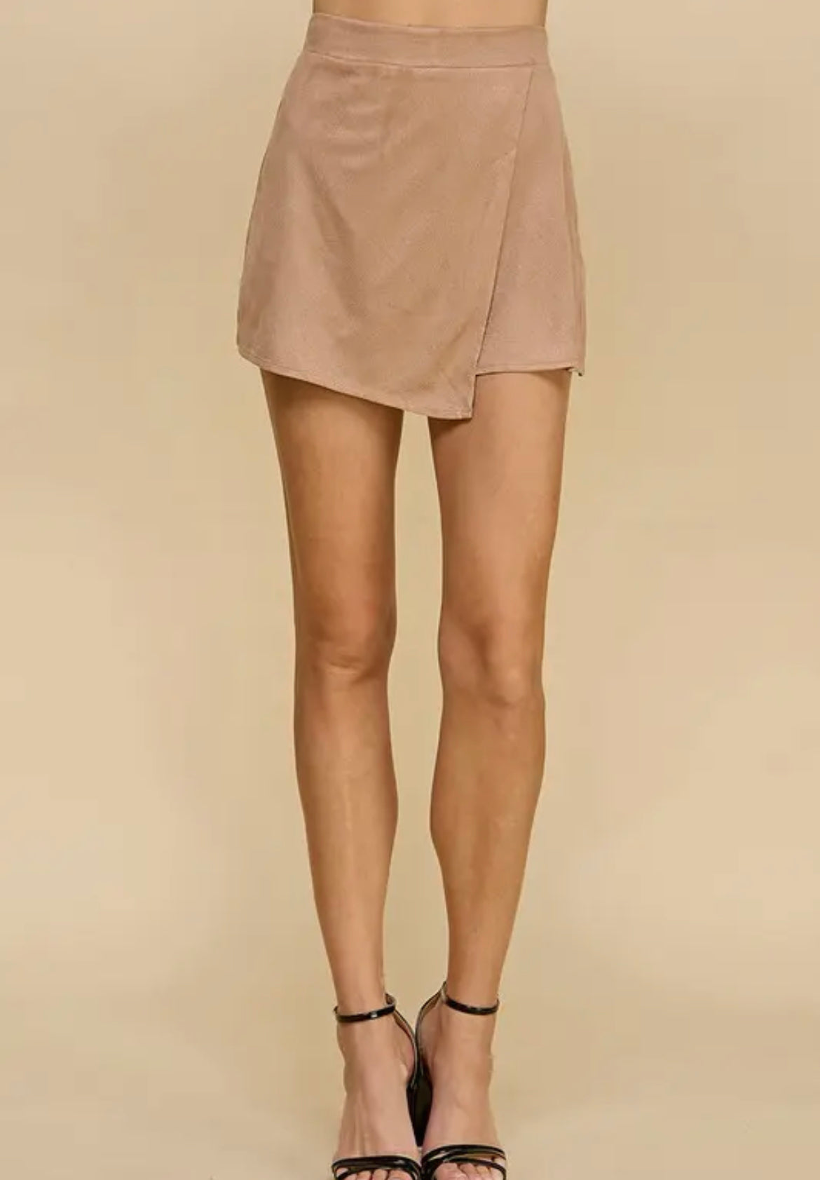 Suede Skort