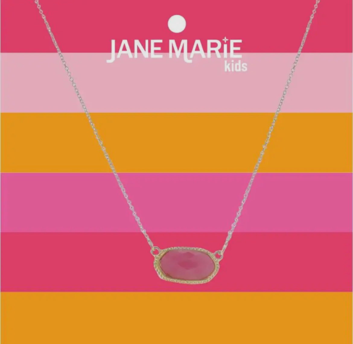 Kids Pink Sweetheart Necklace