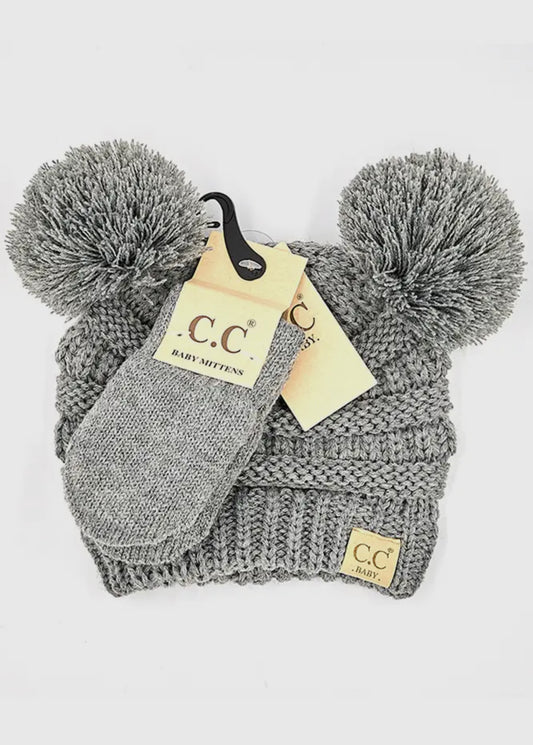 C.C. Baby Beanie/Mittens