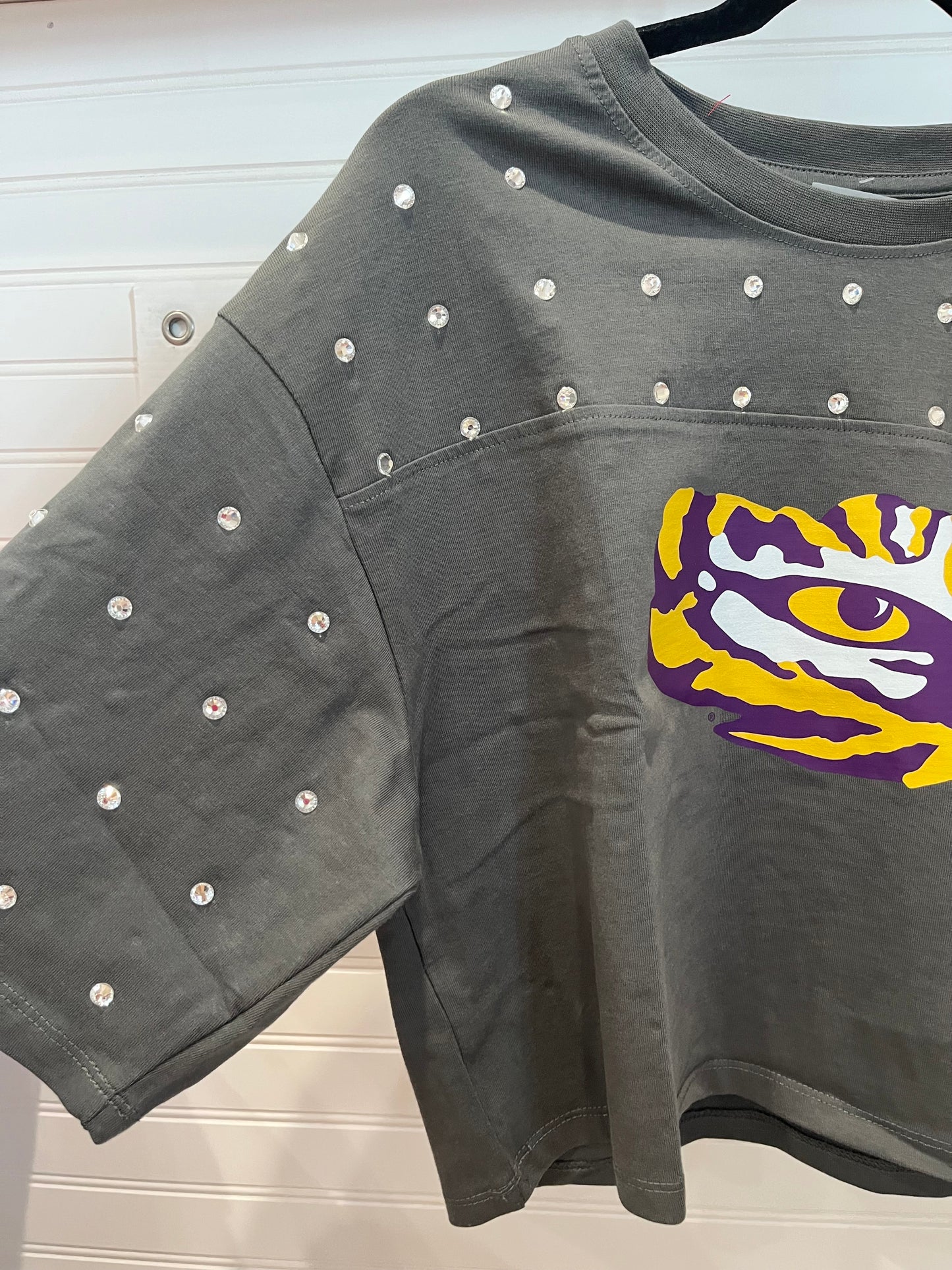LSU Tiger Rhinestone Tee