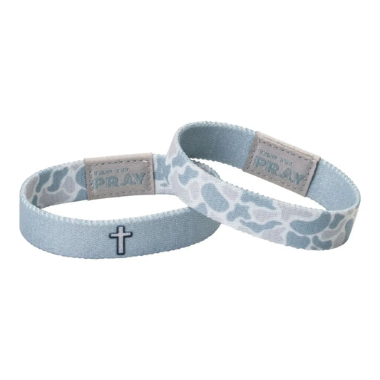 Tap To Pray® Wristband – River Rock Camo - Aspen XS