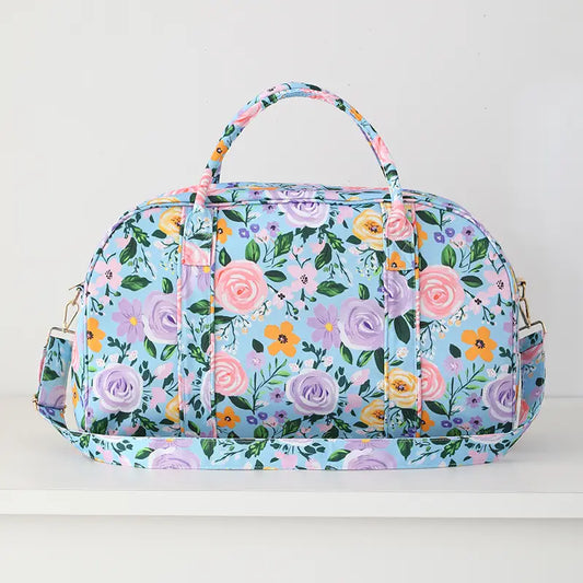 Floral Weekender Duffel Bag Carolina Spring