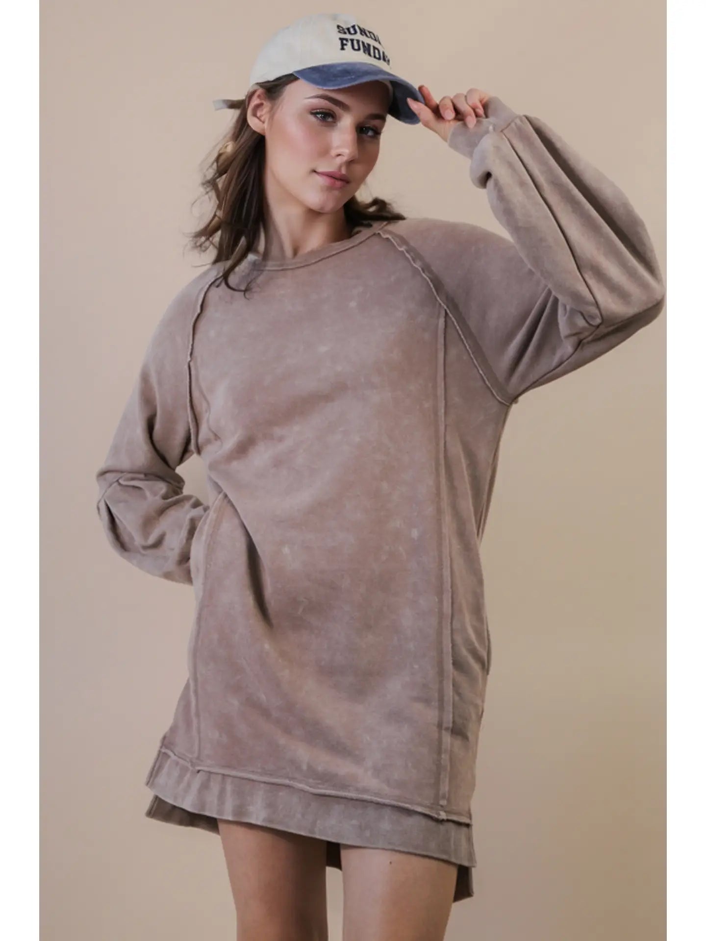 Callie French Terry Dress