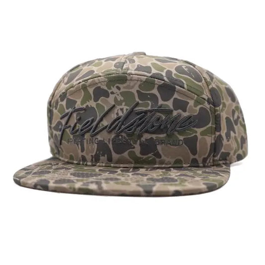Fieldstone Backwoods Camo Grey Hat