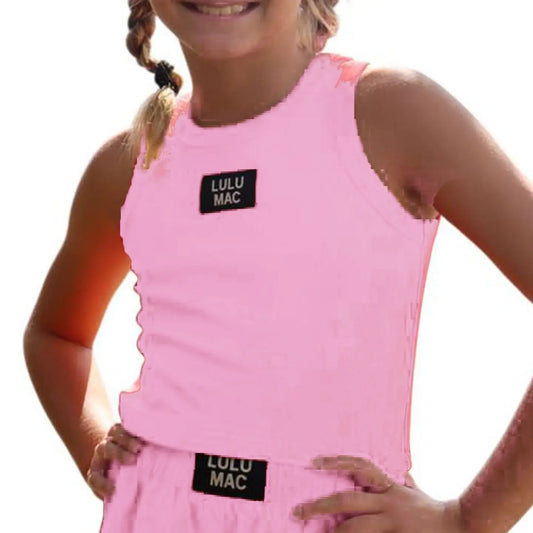 Youth Lulu Mac Tank Light Pink
