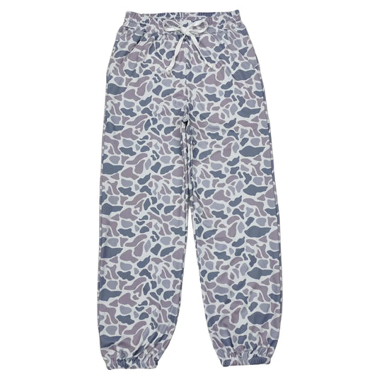 Womens Grey Camo Joggers