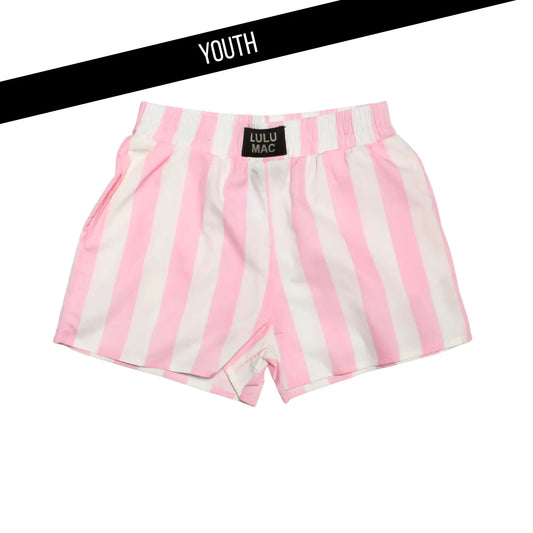 Youth Lulu Mac Light Pink Darby Kids Shorts