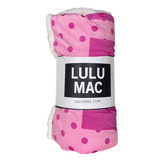 Lulu Mac Hot Pink Blanket